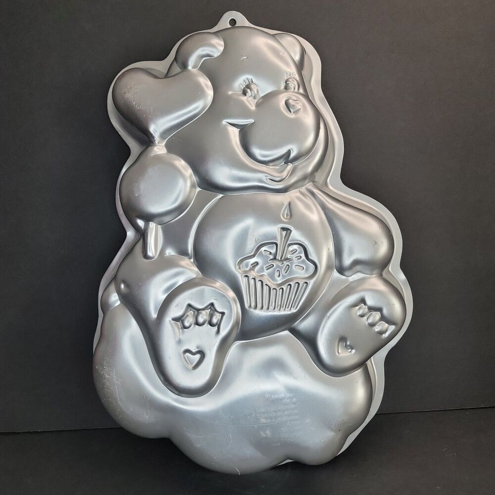 Vintage 1983 Wilton Care Bears Cake Pan 2105-1793 Tenderheart Bear Aluminum
